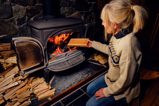 What to put behind a wood-burning stove? - Panadero