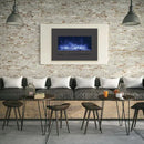 Sierra Flame 60 Inch Linear Wall Mount Electric Fireplace WM-FML-60-6623-STL