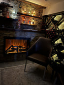 Amantii TRD-33-BESPOKE Traditional 33 inch built in Indoor Outdoor Electric Insert Fireplace