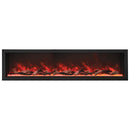 Amantii Panorama Deep Extra Tall 88 Inch Indoor Outdoor Electric Fireplace