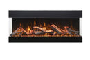 Amantii 65 Inch Tru View Bespoke Built-In Indoor / Outdoor 3 Sided Electric Fireplace