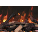 Amantii Tru View Bespoke 55" Three-Sided Indoor/Outdoor Electric Fireplace with Smart Control and Bluetooth