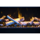 Amantii Tru View Bespoke 55" Three-Sided Indoor/Outdoor Electric Fireplace with Smart Control and Bluetooth