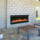 Remii 50-BAY-SLIM Indoor/Outdoor 50 inch 3 Sided Electric Fireplace
