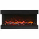 Remii 50-BAY-SLIM Indoor/Outdoor 50 inch 3 Sided Electric Fireplace