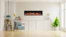 Remii 55 inch Steel Surround Deep Built-in linear Indoor Outdoor Electric Fireplace