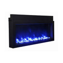Amantii Panorama Extra Slim 50 Inch Smart Indoor or Outdoor Linear Electric Fireplace