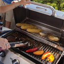 Broil King Porta-Chef 320 49" 3-Burner Portable Gas Grill with Drop-Down Shelves