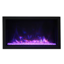 Amantii Tru-View XL XT 40 Inch Indoor Outdoor 3 Sided Electric Fireplace