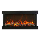 Amantii Tru-View XL XT 50 Inch Indoor Outdoor 3 Sided Electric Fireplace