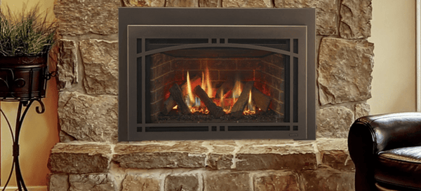 Majestic Direct Vent Gas Fireplace Insert 35" Ruby Traditional with intellifire touch ignition system