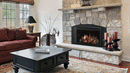 Majestic Traditional 25 Inch Energy Efficient Ruby Direct Vent Gas Fireplace Insert