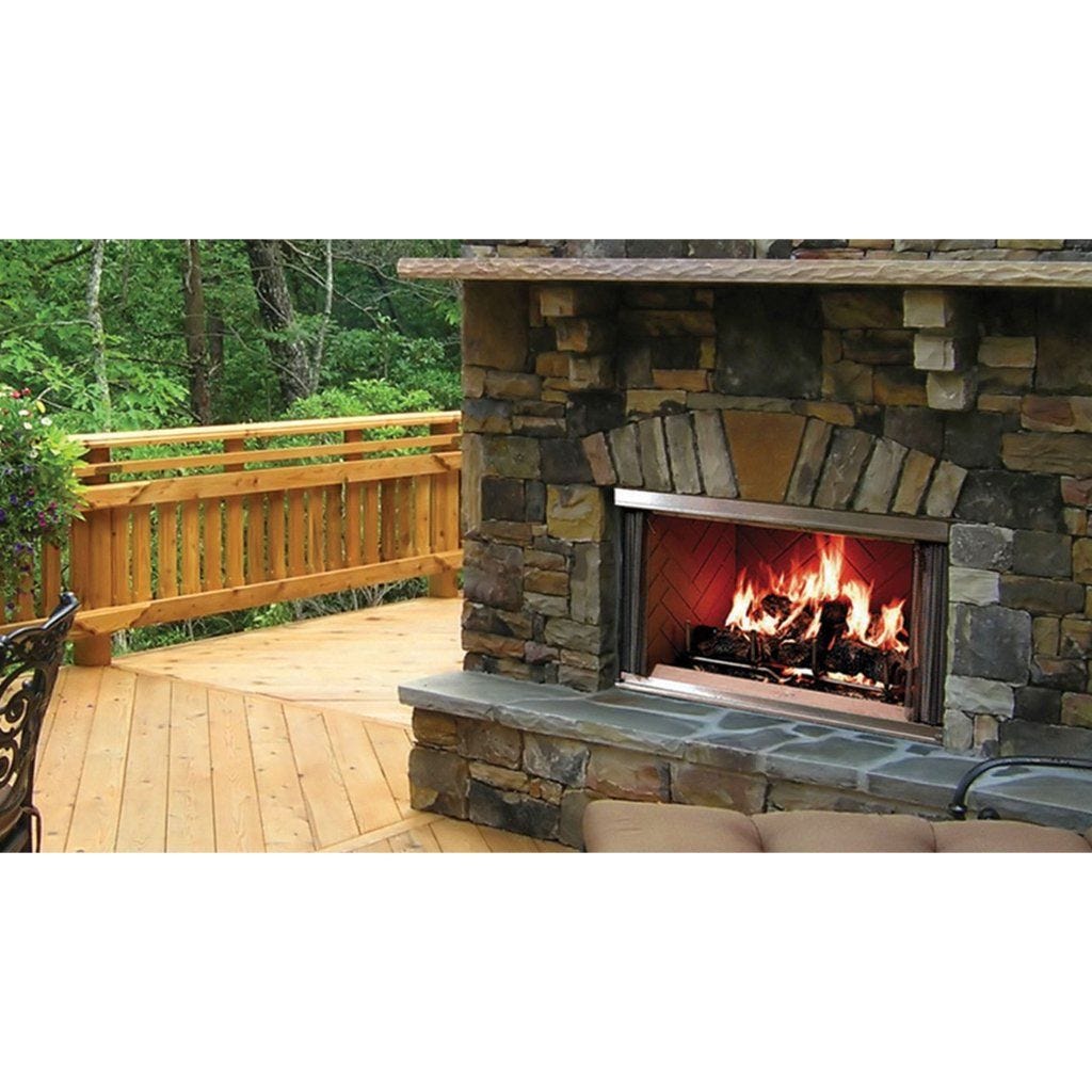 Majestic Villawood 36 Outdoor Woodburning Fireplace with