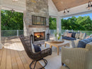 Majestic Vesper Traditional 36" Outdoor Vent Free Gas Fireplace Firebox VOFB36