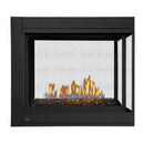 Napoleon Ascent 45 Inch Linear Multi-view Direct Vent See-thru Gas Fireplace With Glass Bed