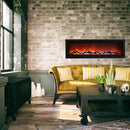 Amantii 50 Inch Symmetry 3.0 Built-in Modern Linear Outdoor Electric Fireplace