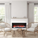 Amantii Symmetry Bespoke 74 Inch Extra Tall Indoor/Outdoor Electric Fireplace