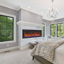 Amantii Symmetry Bespoke 50 Inch Extra Tall Indoor/Outdoor Electric Fireplace