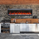 Amantii Symmetry Bespoke 50 Inch  Indoor or Outdoor Built-In Electric Fireplace
