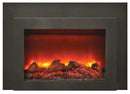 Amantii Sierra Flame 34 Inch Flush Mount Electric Fireplace Insert