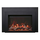 Amantii Sierra Flame 34 Inch Flush Mount Electric Fireplace Insert