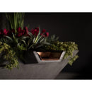 Slick Rock Concrete 22" Cascade Square Water and Planter Bowl