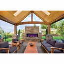 Amantii Panorama BI-88-DEEP-OD Deep 40 Inch linear Indoor or Outdoor Electric Fireplace