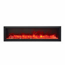 Amantii Panorama BI-88-DEEP-OD Deep 72 Inch linear Indoor or Outdoor Electric Fireplace