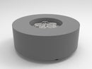 HPC Fire Agni Series Fire Pit Enclosure with 120VAC Electronic Hi/Lo Ignition – Modern Round Design