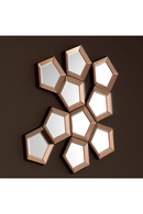 Gold Pentagonal Cluster Mirror | Eichholtz Cheyenne