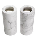 White Marble Tealight Holders (2) | Eichholtz Tobor L