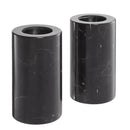 Black Marble Candle Holders (2) | Eichholtz Tobor M