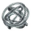 Gray Glass Rope Desk Accessory | Eichholtz Dominico L