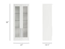 White 21" Tall Wall