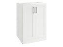 White Home Bar 2-Door Cabinet - 21"