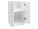 White Home Bar 2-Door Cabinet - 21"