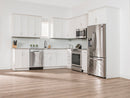 Home White Above Fridge Cabinet, 36 Inch