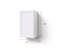 Home Grey Single Door Wall Cabinet