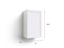 Home Grey Single Door Wall Cabinet