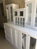 White Home Bar 2-Door Cabinet - 21"