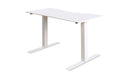 Jamboree Contemporary 59-Inch Height-Adjustable Desk in White