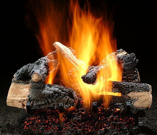 Hargrove 21'' See-Thr. Shallow Inferno Series Log Sets