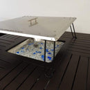 AZ Patio Heaters 24" Fire pit Heat Deflector in Stainless Steel