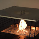 AZ Patio Heaters 24" Fire pit Heat Deflector in Stainless Steel
