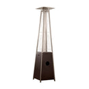 Bronze Residential Hammered Glass Tube Patio Heater - BelleFlame