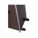 AZ Patio Heaters 87" Bronze Residential Hammered pyramid Patio Heater wheels | BelleFlame