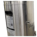 AZ Patio Heaters 87" Stainless Steel Outdoor Patio Heater with Table