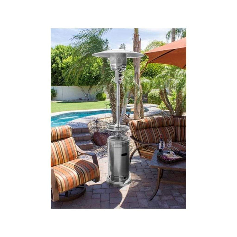 Freestanding Outdoor Patio Heater with Table | BelleFlame