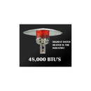 48000 btu propane patio heater | BelleFlame
