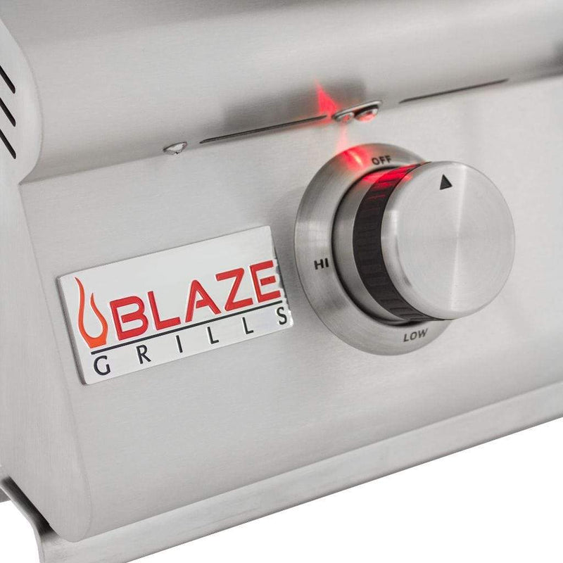 Blaze - 40" 5-Burner Premium LTE Built-In Gas Grill with Lights